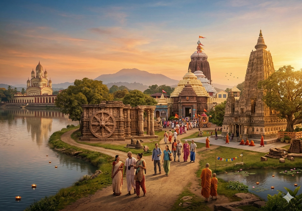 East India pilgrimage Jagannath Puri Konark Sun Temple Bodhgaya
