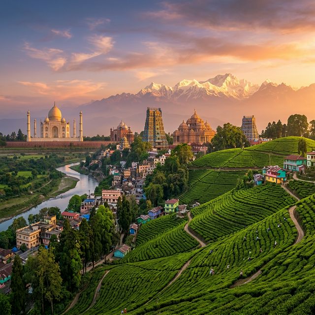 India — Darjeeling Tea Gardens