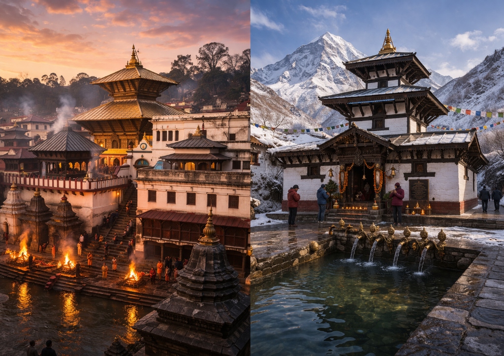 Pashupatinath Temple and Muktinath Temple pilgrimage Nepal